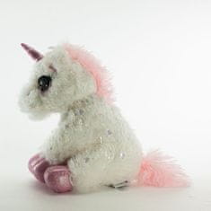 Unicorn Plišasta igrača bela 25cm