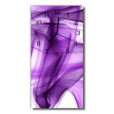 tulup.si Steklena navpična ura Art purple dim 30x60 cm Črne kazalke