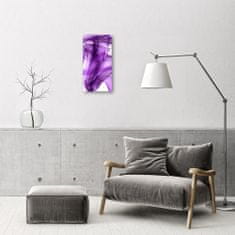 tulup.si Steklena navpična ura Art purple dim 30x60 cm Črne kazalke