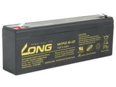 Long DOLGA baterija 12V 2,6Ah F1 (WP2.6-12)