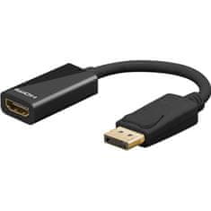 DP / HDMI adapter, črn, 0,1 m