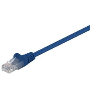 Goobay U / UTP CAT 5e patch kabel, mrežni, povezovalni, moder, 1,5 m