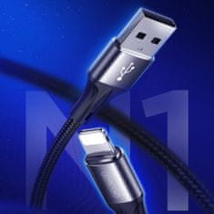 Joyroom Fast Charging kabel USB / Lightning 3A 1m, črna