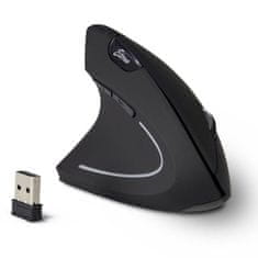 Inter-tech Eterno KM-206L USB brezžična miška, za levičarje, vertikalna - odprta embalaža
