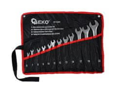 GEKO Set 12 ključev 6-22mm pod kotom 15 ° v priročni torbici