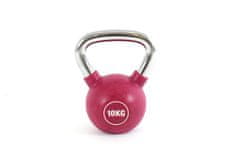 Capriolo kettlebell utež, 10 kg, temno rdeča