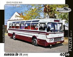 RETRO-AUTA Puzzle BUS št. 17 Karosa ŠD 11 (1979) 40 kosov