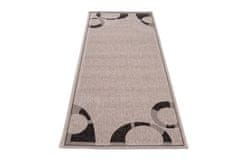 Chemex Preproga Floorlux Sidewalk String Stylish Fashion String 20078 Srebrna Črna 60x200 cm