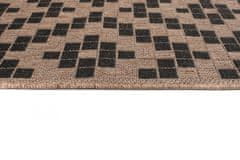 Chemex Preproga Floorlux Sidewalk String Stylish Fashion String 20147 Rjava Črna 60x200 cm