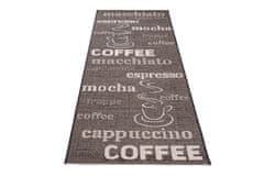 Chemex Preproga Floorlux Sidewalk String Stylish Fashion String 20220 Srebrna Črna 60x200 cm