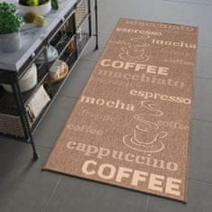 Chemex Preproga Floorlux Sidewalk String Stylish Fashion String 20220 Kremna Rjava 60x200 cm