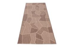 Chemex Preproga Floorlux Sidewalk String Stylish Fashion String 20280 Kremna Rjava 60x200 cm