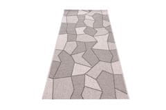 Chemex Preproga Floorlux Sidewalk String Stylish Fashion String 20280 Srebrna Črna 60x200 cm