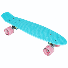 Enero Pennyboard deska 56 cm z LED kolesi, AZURE QUEEN S-129