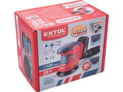 Extol Premium Aku ekscentrični brusilnik Extol Premium (8891846) SHARE20V, 125mm, 20V Li-ion, 2000mAh