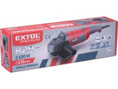 Extol Premium Kotni brusilnik Extol Premium (8892060) z vrtljivim ročajem, 230 mm, 2400 W