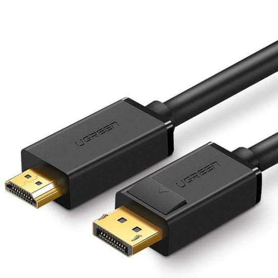 Ugreen DP101 kabel DisplayPort / HDMI 4K 1.5m, črna