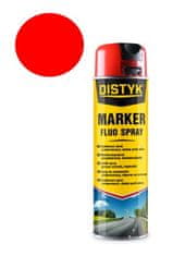 DISTYK Marker fluo sprej RDEČI