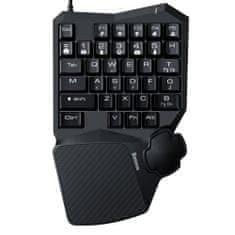 BASEUS Gamo GK01 enoročna gaming tipkovnica, 35 tipk, USB - odprta embalaža