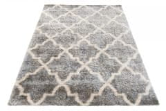 Chemex Preproga Versay Moderna Moda Boho Shaggy Q127A Ejf Bf Kremna Modra Siva 120x170 cm