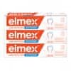 Elmex Caries Protection Whitening zobna pasta, 3x 75 ml