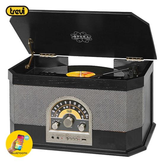 Trevi TT 1040 BT gramofon, črn