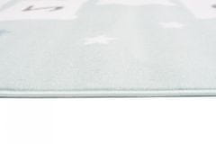 Chemex Preproga Baby Otroška Pastelnih Barv Du35A Fnu Bela Meta Modra Roza Siva 80x150 cm