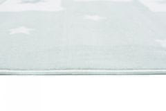 Chemex Preproga Baby Otroška Pastelnih Barv Fh65A Fnu Bela Meta Modra 180x250 cm