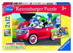 Ravensburger sestavljanka Mickey, Minnie & friends, 2 x 12 delov (7432)