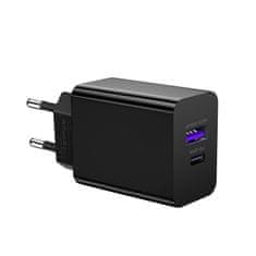 En-TRON hitri omrežni polnilec QC3.0/SCP + PD 20 W (USB + TYPE-C) 100–240 V