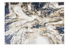 Chemex Preproga Shine Luksuzno Edinstveno Zlato Moderno Fa88A Ftz Kremna Modra Siva Večbarvna Zlata 80x150 cm