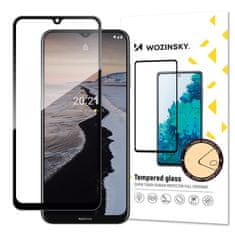 WOZINSKY WOZINSKY SUPER DURABLE FULL GLUE TEMPERED GLASS CELOZASLONSKI POKROV Z OKVIRJEM, PRIJAZEN DO NOKIA G10 BLACK