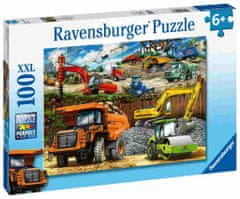 Ravensburger sestavljanka Gradbena vozila, 100 kosov