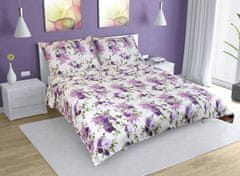 Dvoposteljno krep posteljno perilo - 240x200, 2 kosa 70x90 cm (širina 240 cm x dolžina 200 cm) - Rose lilac
