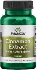Swanson Izvleček cimeta 250 mg, 90 kapsul