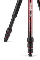 Manfrotto Aluminijasto potovalno stojalo Befree ADVANCED-TWIST LOCK - (MKBFRTA4RD-BH) + DARILO nosilec za telefon (MTWISTGRIPK)