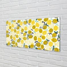 tulup.si Slika na steklu Limone 100x50 cm 4 obešalnika