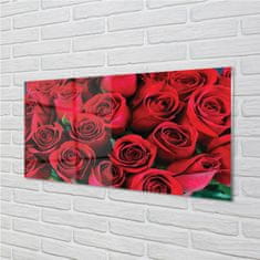 tulup.si Slika na steklu Roses 125x50 cm 2 obešalnika