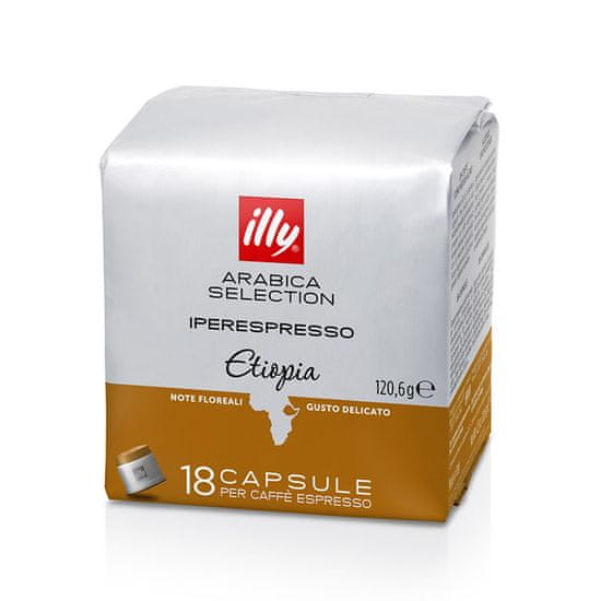 illy kava v kapsulah IE Cube Mono Etiopija, 18 kapsul