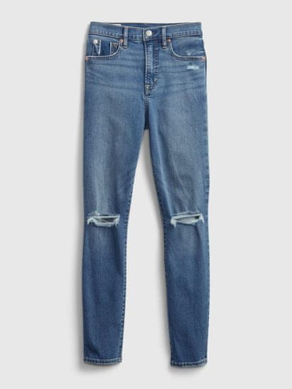 Gap Jeans hlače true skinny med heller dest