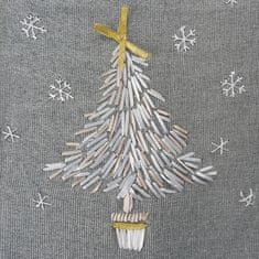 Eurofirany Božični namizni tekač v elegantni barvi 33 cm x 140 cm