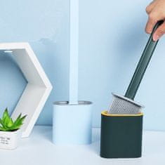 Netscroll Silikonska ščetka za čiščenje vseh kopalniških površin, GlamourToilet