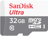 SanDisk Ultra MicroSDHC spominska kartica, 32 GB, UHS-I + SD adapter