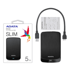 A-Data HV320 zunanji trdi disk, HDD, 5 TB, črn