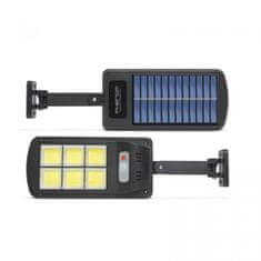 PHENOM Stenska LED solarna svetilka s senzorjem gibanja 6 COB LED IP65