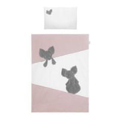 BELISIMA 5delna posteljnina Mouse 90/120 roza