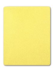 Frotirni list za otroško posteljico rumene barve