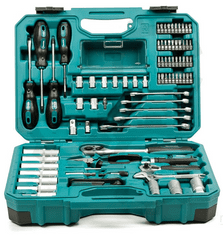 Makita E-11542 set ročnega orodja in vijačnih nastavkov, 87-delni