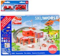 SIKU World Gasilski dom z gasilskimi vozili