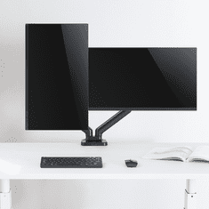 Uvi Desk VESA nosilec s plinsko vzmetjo za dva monitorja, od 43,18 cm (17) do 81,28 cm (32) (UVIDVGSDM) - Odprta embalaža